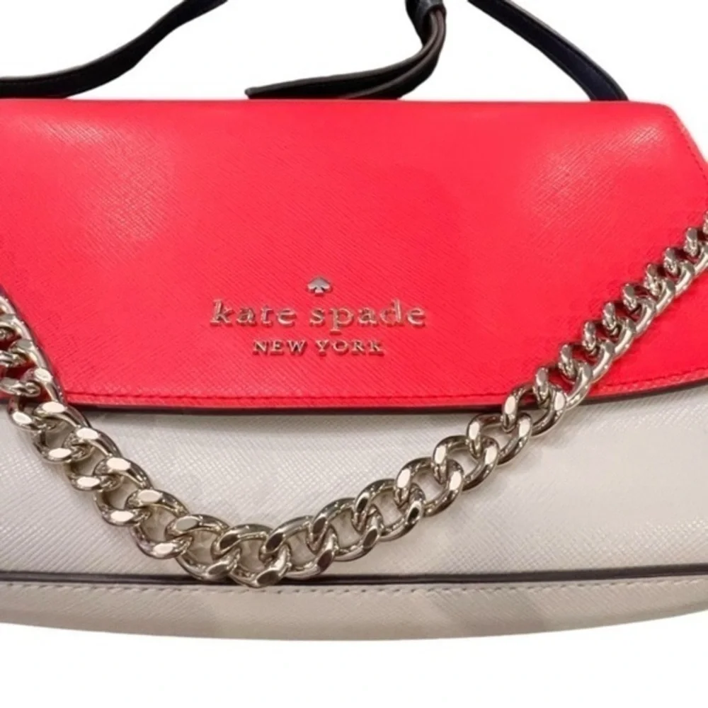 🎉SALE🎉Kate Spade New York Carson Colorblock Convertible Crossbody Bag NWOT Red